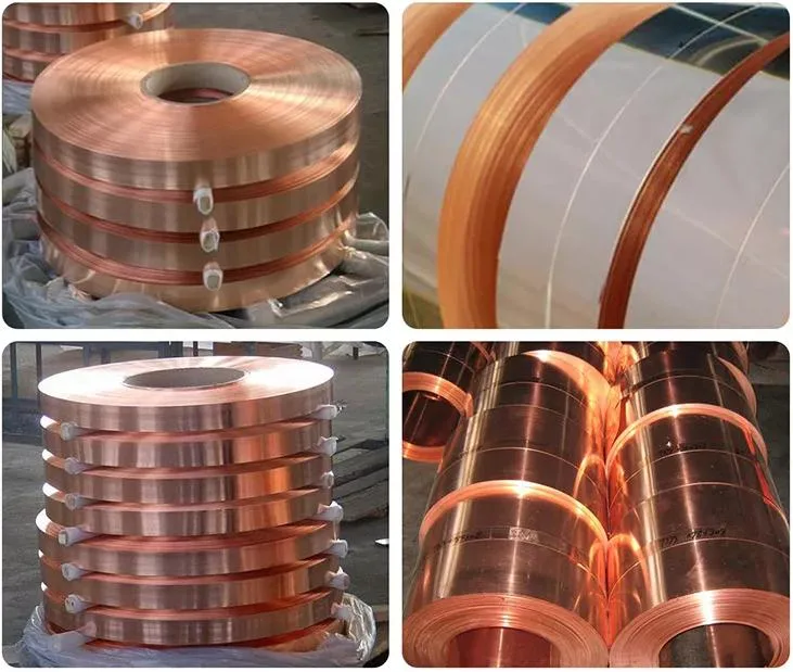 C1100 C1200 T2 Soft / Half Hard Pure in Coil 99.9% Pure Copper Alloy Is Alloyfoil Hard Pure in Coil 99.9% Pure Copper Strip Protective Earthing Nickel Weight